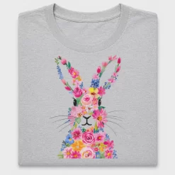 Floral Bunny DTF Transfer