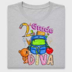 2nd Grade Diva DTF Transfer