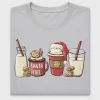 Santa Fuel Christmas Coffee DTF Transfer