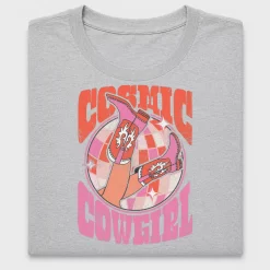 Groovy Cosmic Cowgirl Boots DTF Transfer