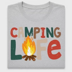 Camping Life Bonfire DTF Transfer