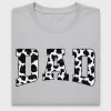 Distressed Cow Print Dad DTF Transfer