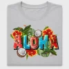 Tropical Aloha Summer Vibes DTF Transfer