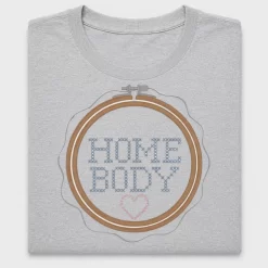 Homebody Embroidery Hoop DTF Transfer