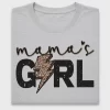 Mama Girl Leopard Lightning DTF Transfer