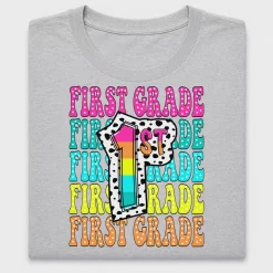 First Grade St DTF Transfer Design