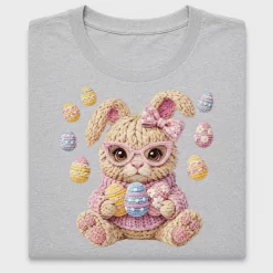 Crochet Easter Bunny DTF Transfer