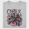 Cheer Pom Pom Leopard Print DTF Transfer