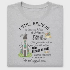 Old Rugged Cross Christian DTF Transfer