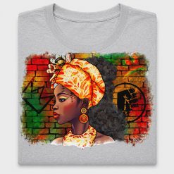 Afro Woman Brick Wall DTF Transfer