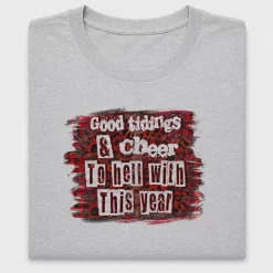 Distressed Good Tidings Christmas DTF Transfer