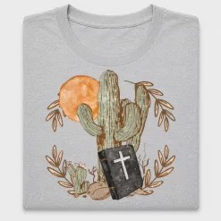Boho Desert Cactus Bible DTF Transfer