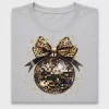Disco Ball Leopard Bow DTF Transfer