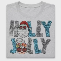 Holly Jolly Santa DTF Transfer