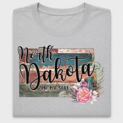 North Dakota Yoga DTF Transfer