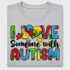 I Love Someone with Autism DTF Transfer