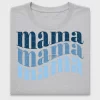 Mama Mania Stacked Text DTF Transfer