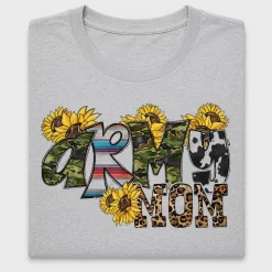 Army Mom DTF Transfer Sunflower Design