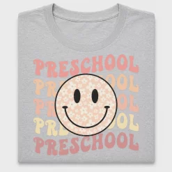 Preschool Happy Face Smiley DTF Transfer