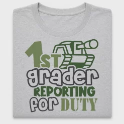 First Grade Reporting For Duty DTF Transfer