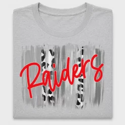 Raiders Leopard Distressed DTF Transfer