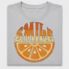 Retro Smile Orange Slice DTF Transfer