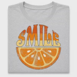 Retro Smile Orange Slice DTF Transfer