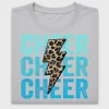 Cheer Leopard Bolt DTF Transfer