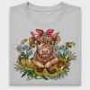 Boho Cow Sunflower DTF Transfer