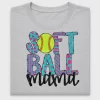 Softball Mom DTF Transfer Design