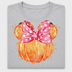 Watercolor Pumpkin Bow DTF Transfer