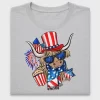 Fourth of July Cow DTF Transfer