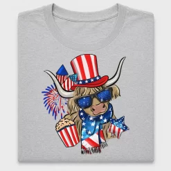 Fourth of July Cow DTF Transfer