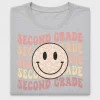 Second Grade Smiley Daisy DTF Transfer