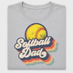 Retro Softball Dad DTF Transfer