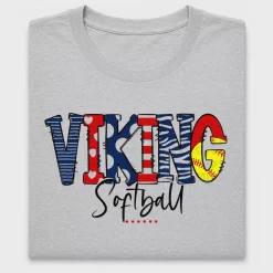 Viking Softball DTF Transfer Design