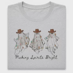 Making Spirits Bright Western DTF Transfer