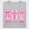 Faith Over Fear Breast Cancer DTF Transfer
