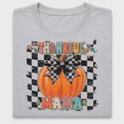 Retro Thankful Mama Pumpkin DTF Transfer
