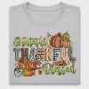 Grateful Thankful Blessed Pumpkin DTF Transfer