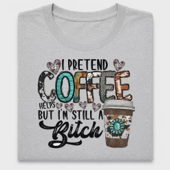 Western Coffee Humor DTF Transfer