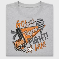 Go Tigers Fight Win DTF Transfer