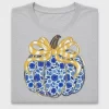 Chinoiserie Blue Pumpkin DTF Transfer