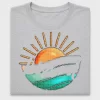 Boho Sunset Ocean Waves DTF Transfer