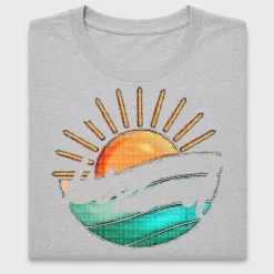 Boho Sunset Ocean Waves DTF Transfer