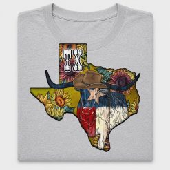Western Texas Longhorn DTF Transfer
