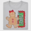 Gingerbread Girl Christmas DTF Transfer