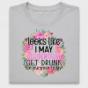 Funny Sarcasm Floral DTF Transfer