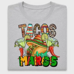 Cinco De Mayo Tacos And Margs DTF Transfer