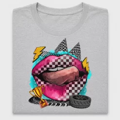 Racing Lips DTF Transfer Design